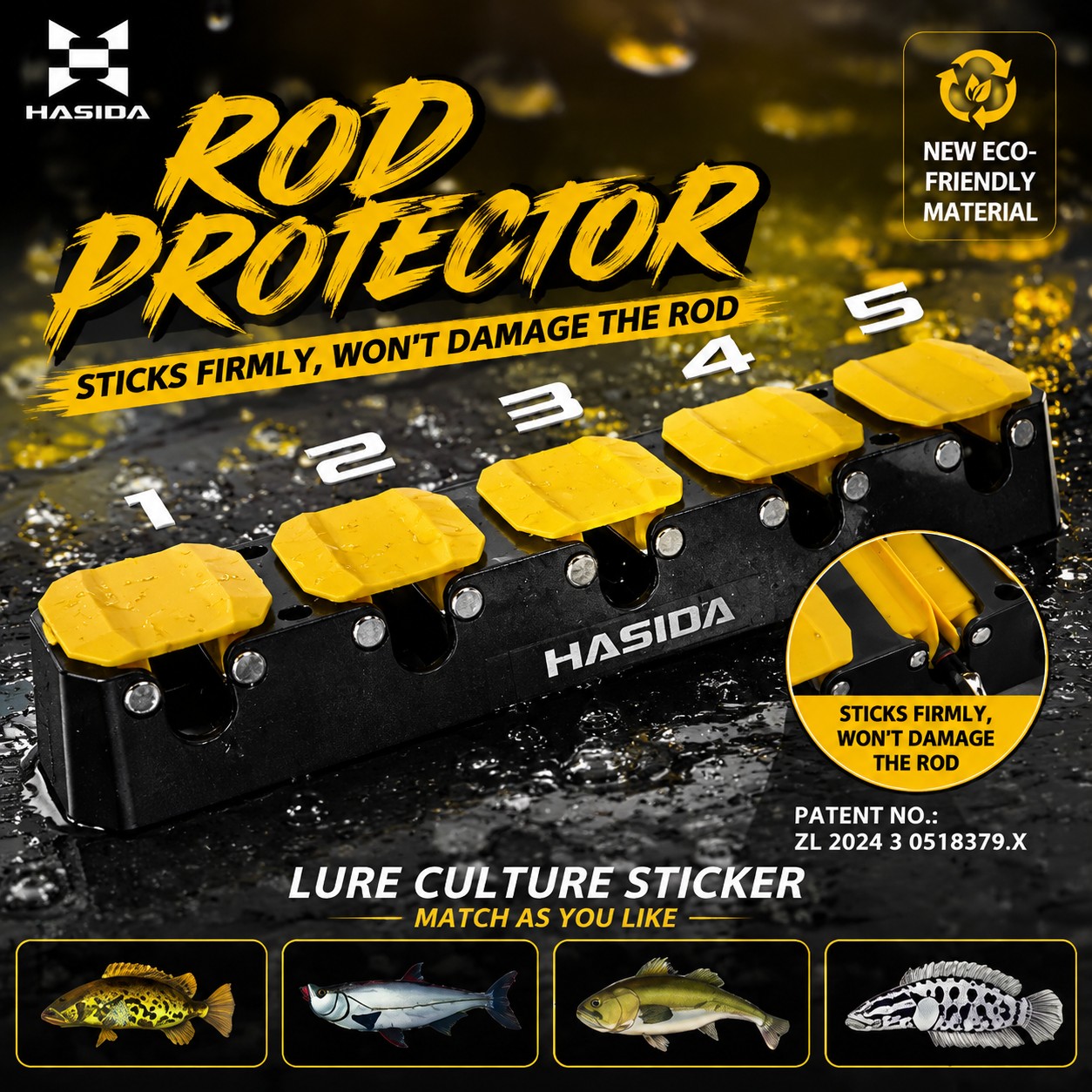 HASIDA Wall Mounted Fishing Ro - Spinning Reel ulasan dan harga