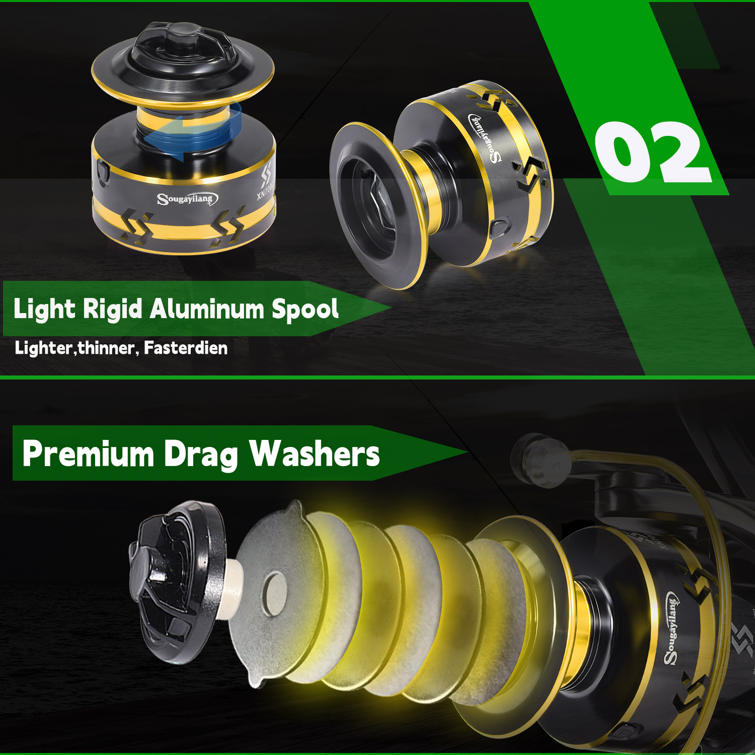 Sougayialng spinning fishing r - Conventional Reel ulasan dan harga
