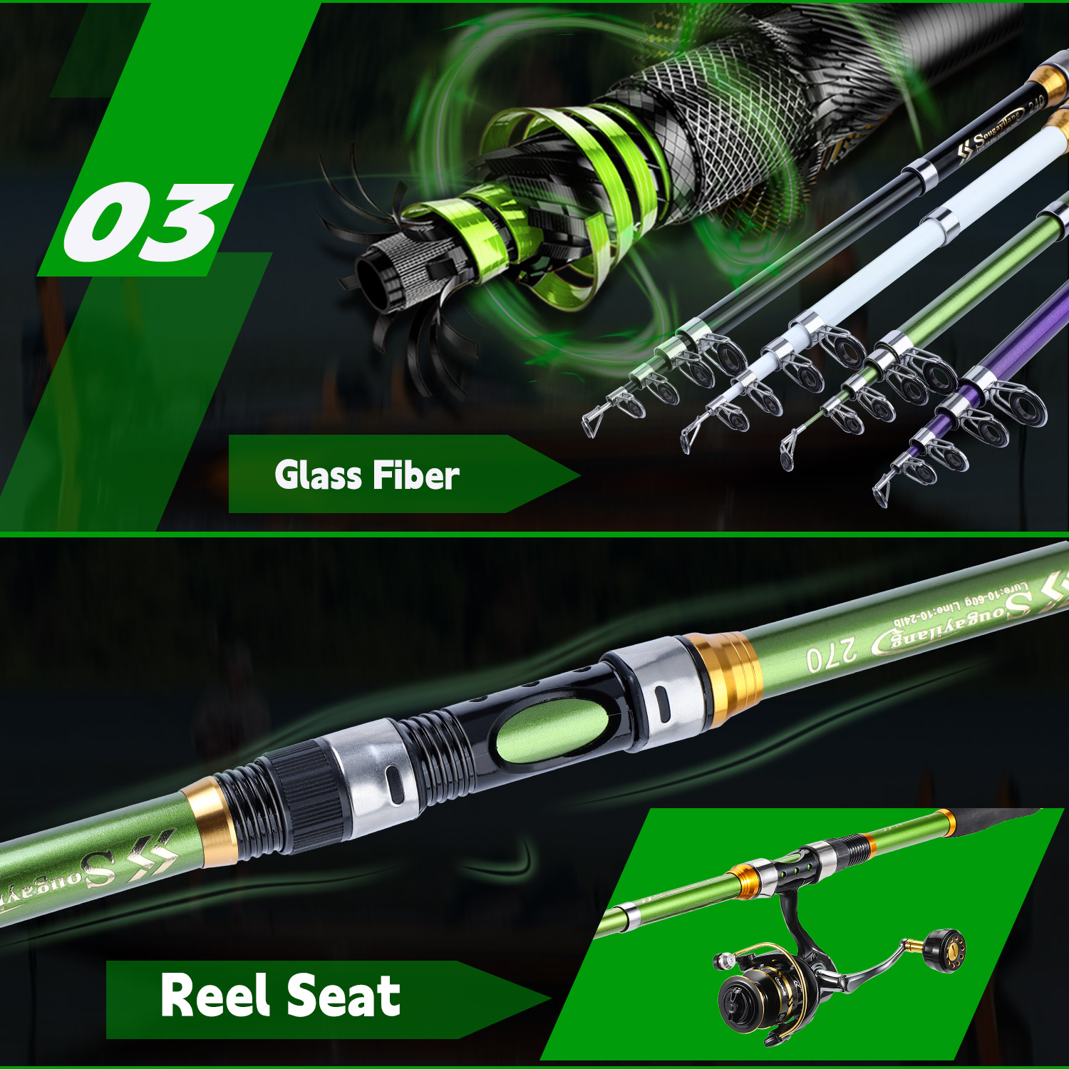 Sougayialng spinning fishing r - Conventional Reel ulasan dan harga