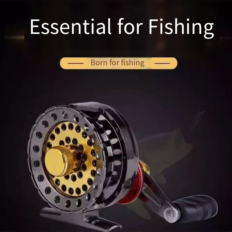 Metal Raft Fishing Reel Gear R - Ice Fishing Reel ulasan dan harga