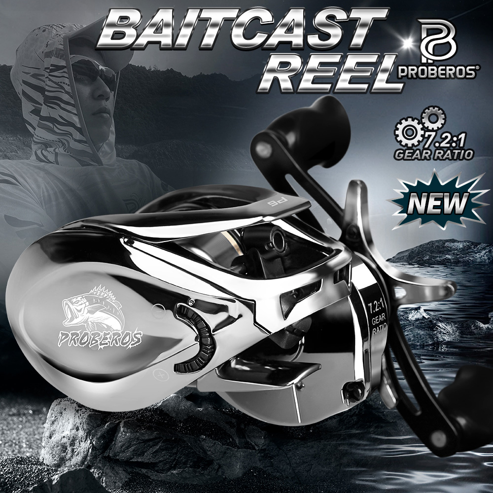 PROBEROS Baitcaster Reels - UV - Spincast Reel ulasan dan harga