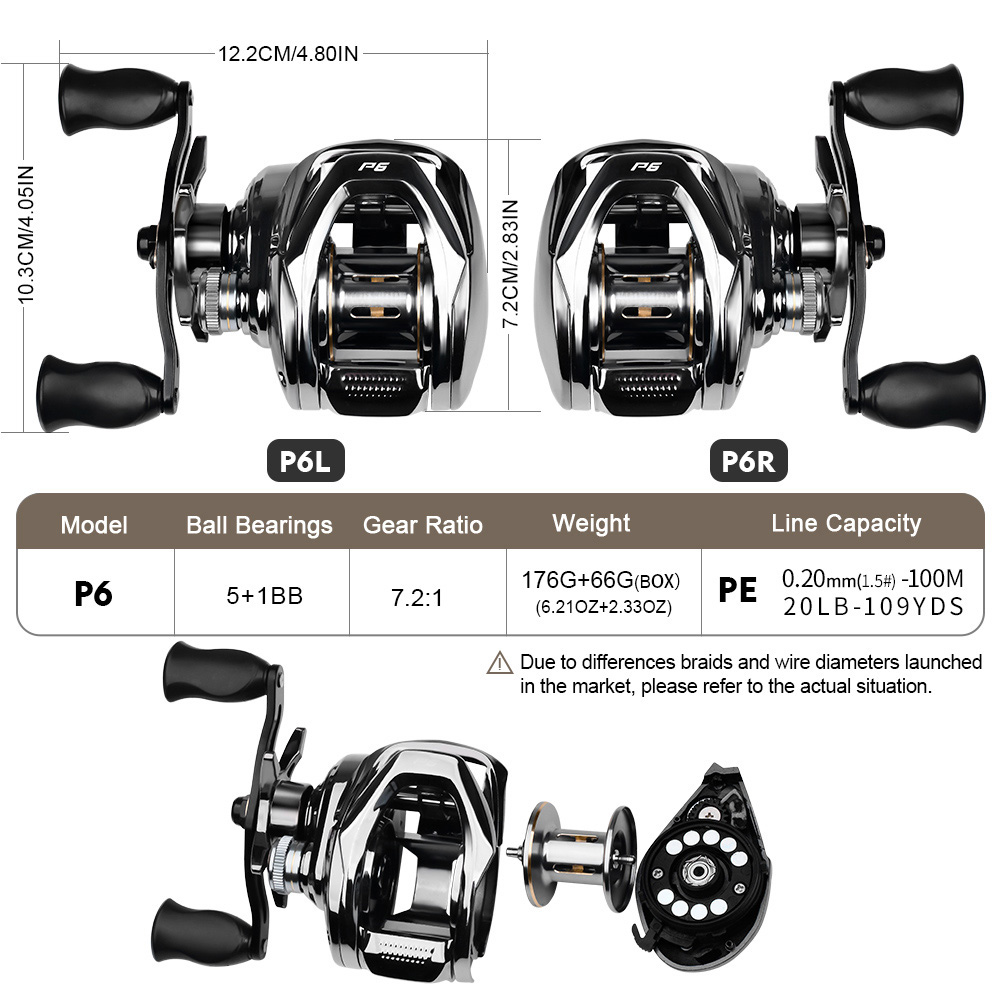 PROBEROS Baitcaster Reels - UV - Spincast Reel ulasan dan harga