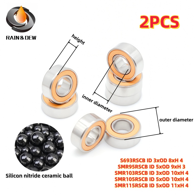 2PCS Miniature Ball Bearing 3x - Spinning Reel ulasan dan harga